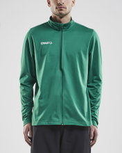 Craft Sport-Trainingsjacke Squad - ohne Seitentaschen, bequeme und funktionell - grün Herren